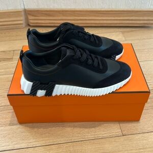 Hermes bouncing sneaker BNIB size 40 women’s black